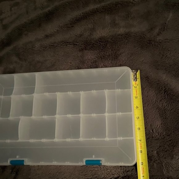 Plastic Storage case with Adjustable Compartments for Crafts Jewelry B… - Picture 11 of 13